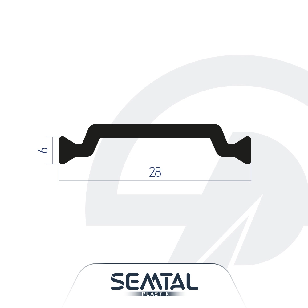POLİAMİD ISI BARİYERİ 28 mm
